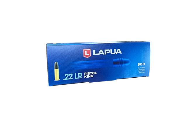 Lapua Pistol King Ammunition 22 Long Rifle (500)